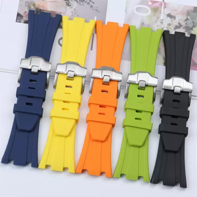 Audemars Piguet Watch Royal Oak Offshore - Bracelet de montre en Silicone 28mm,