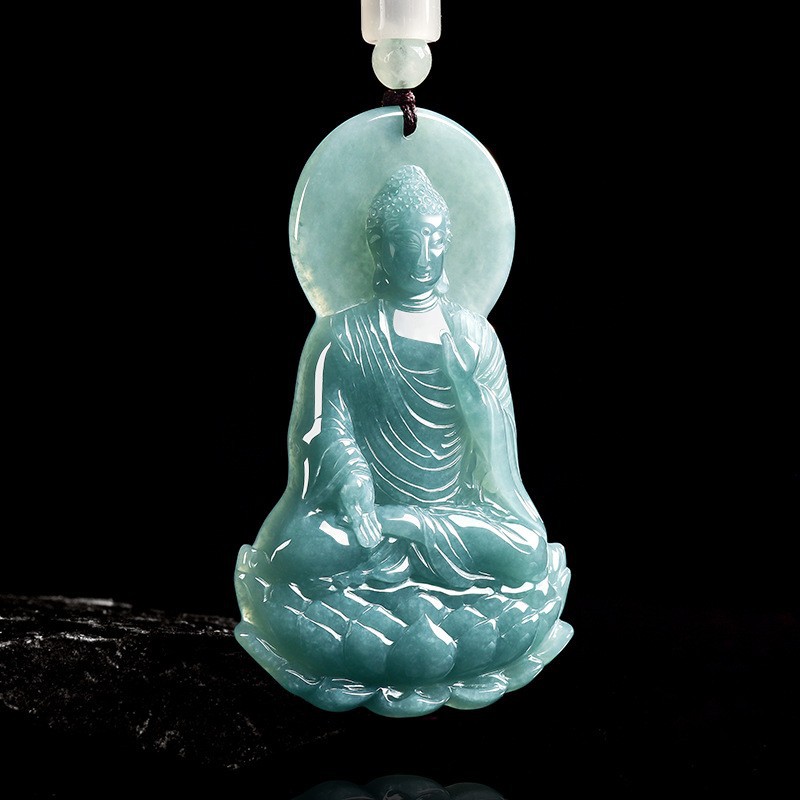 Jewelry & Watches Vitopoulos Reviews - Collier pendentif Bouddha en jadéite birmane