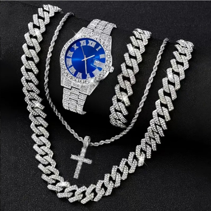 Icebox Jewelry Watches - Ensemble de bijoux pour homme Hip
