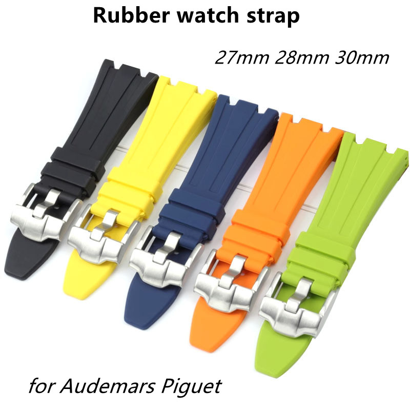 Audemars Piguet Watch Royal Oak Offshore - Bracelet de montre en caoutchouc et