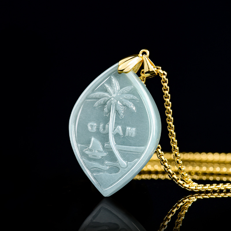 Pacific Jewelry & Watches Los Angeles - Pendentif en jadéite naturelle de qualité