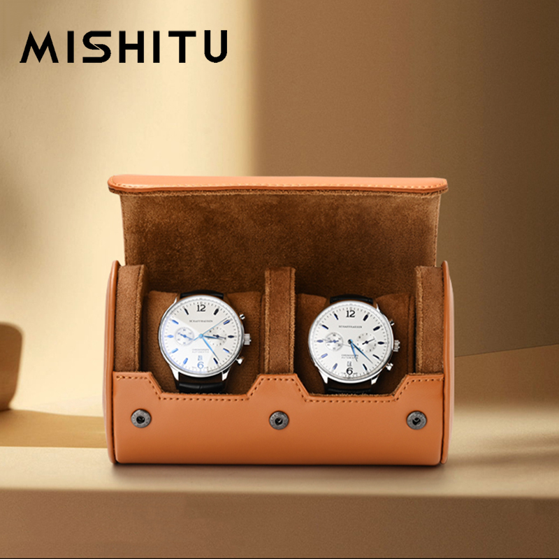 Jewelry Box With Watches - MISHITU 1/2/3-slot montre stockage rouleau sac