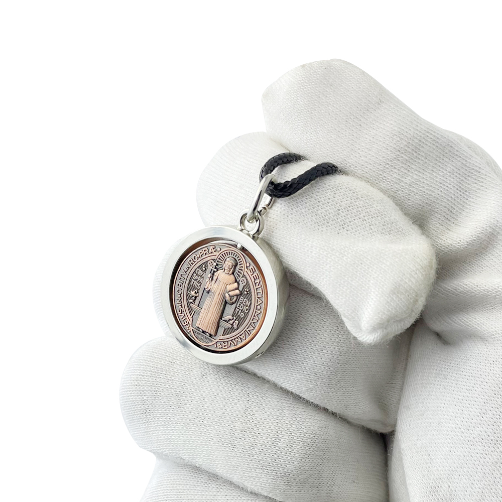 Jewelry & Watches Vitopoulos Reviews - Nouveau collier médaille Saint Benoît, pendentif