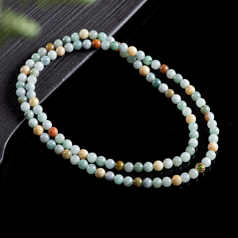 Jewelry & Watches Vitopoulos Reviews - Bracelet-collier en perles de jadéite birmane,