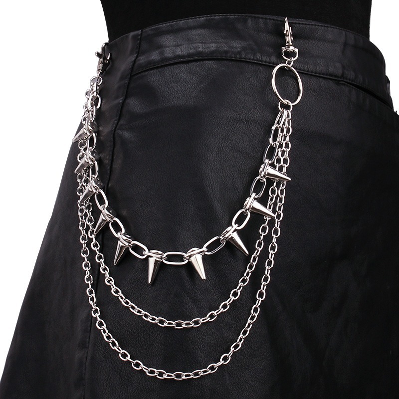 Hip Hop Chain Necklace - Hip Hop Punk Rock métal pantalon