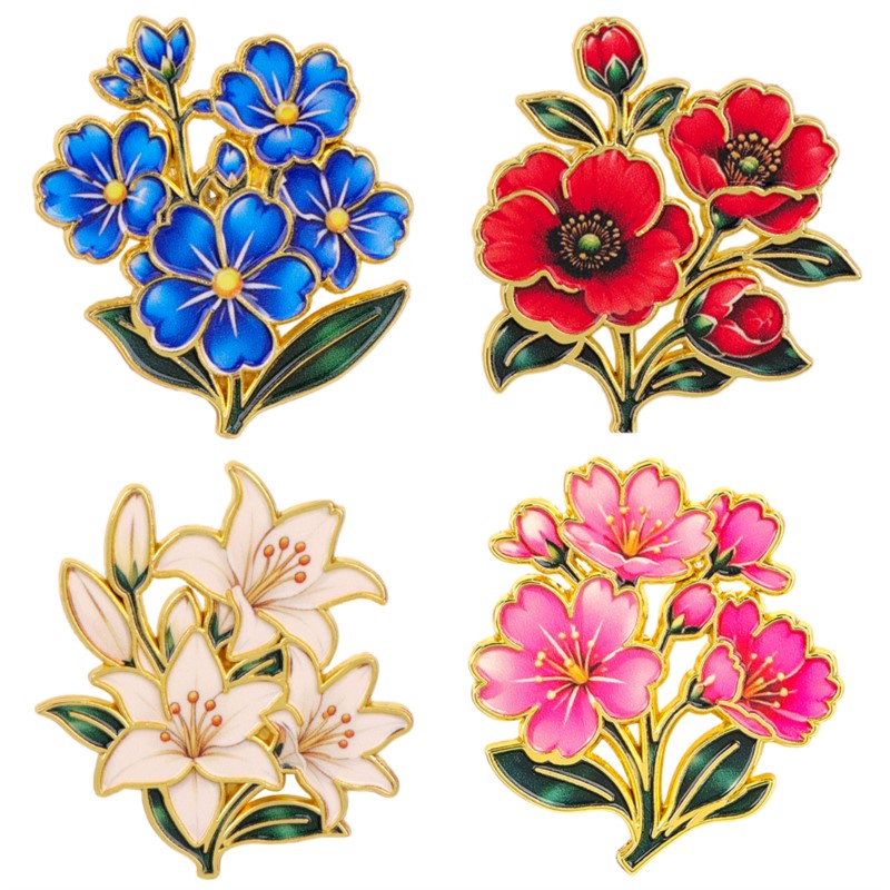 Vintage Brooch Pin - Broche Émail Vintage Mignonne et Colorée