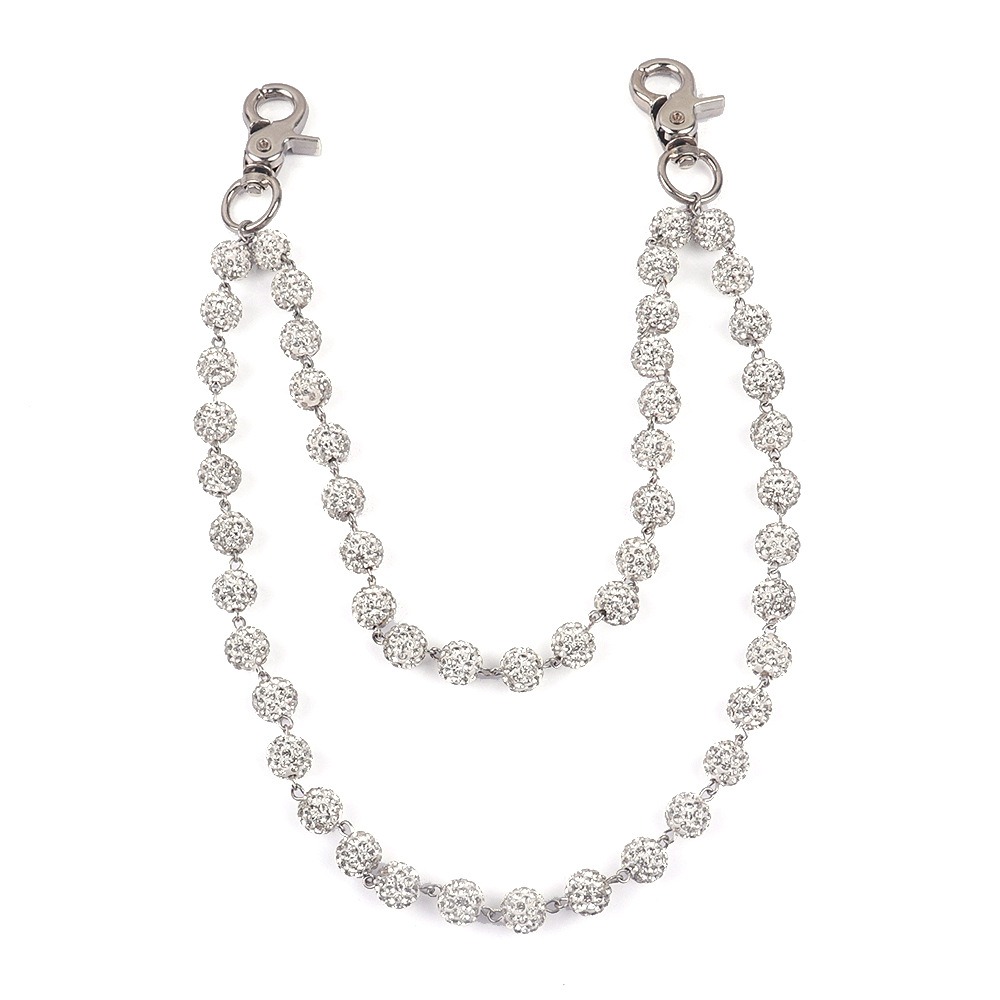 Hip Hop Chain Necklace - Harajuku Street Hip Hop pantalon strass
