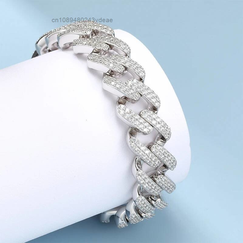 Hip Hop Chain Necklace - Bracelet cubain 14 mm plaqué or