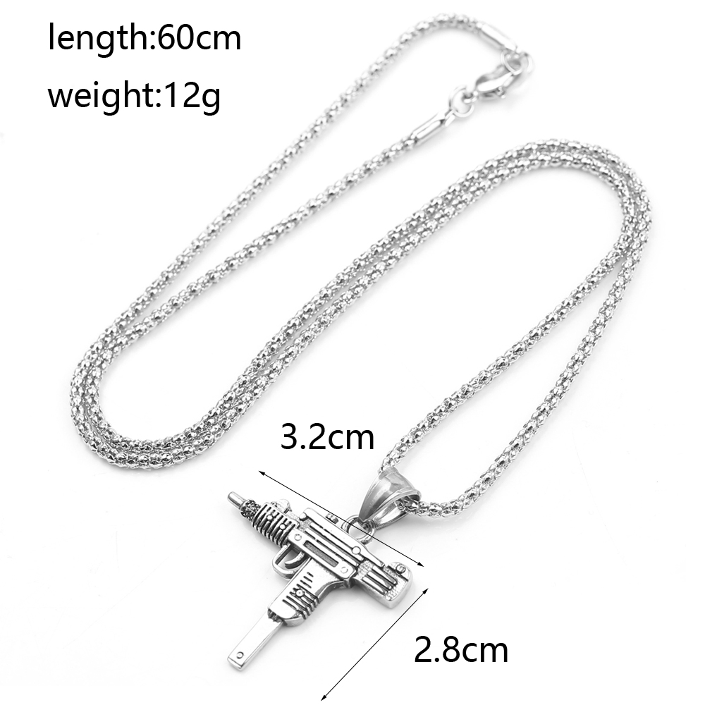 Pendentif Collier Pistolet Mit - Hip Hop Chain Necklace avis et prix