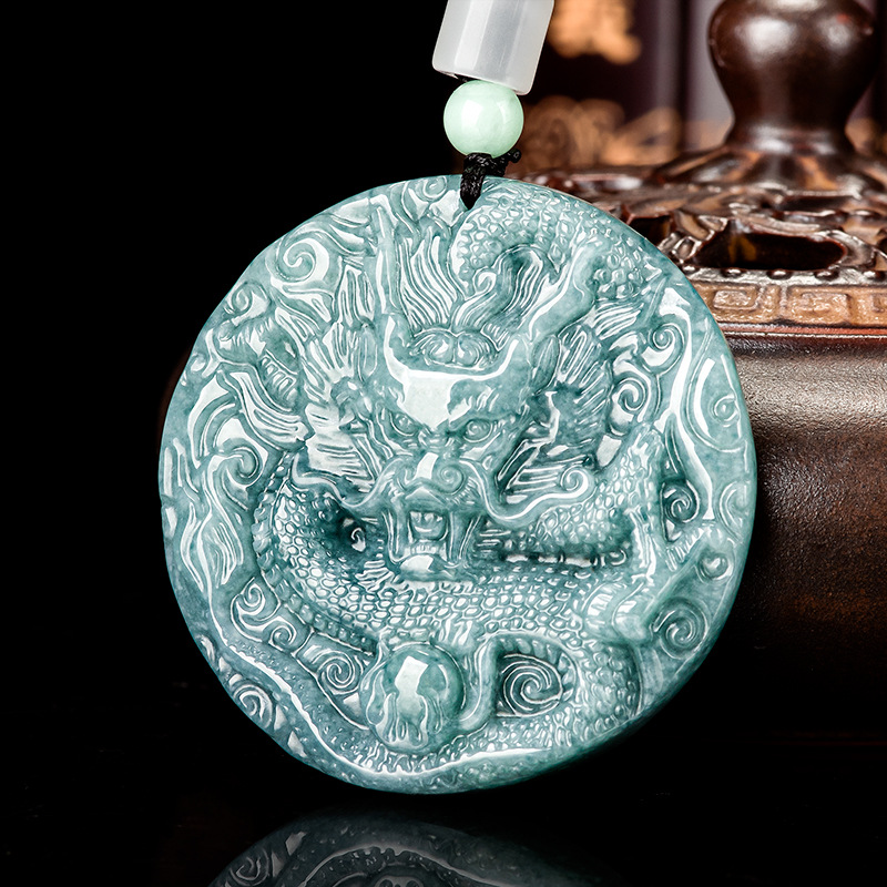 Collier pendentif dragon en ja - Jewelry & Watches Vitopoulos Reviews avis et prix