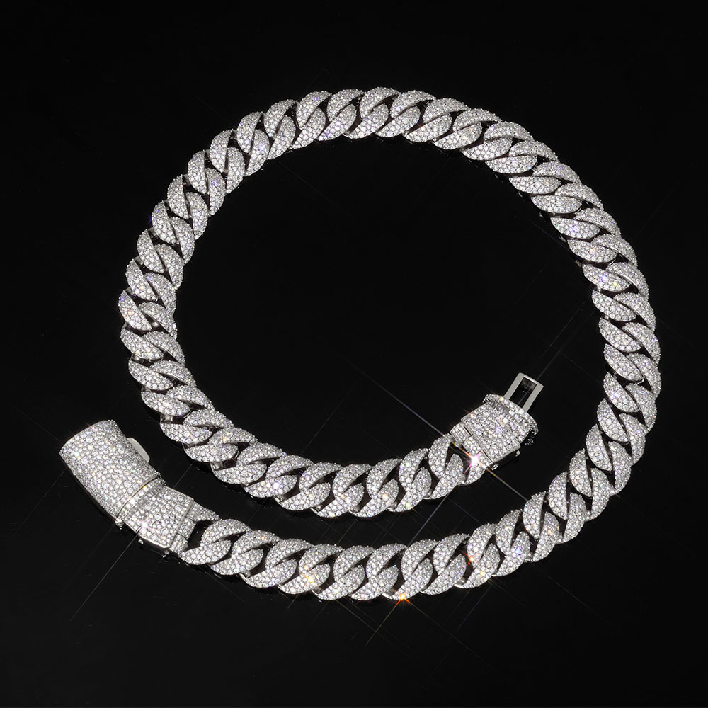 Collier cubain 3 rangs de 14 m - Hip Hop Chain Necklace avis et prix