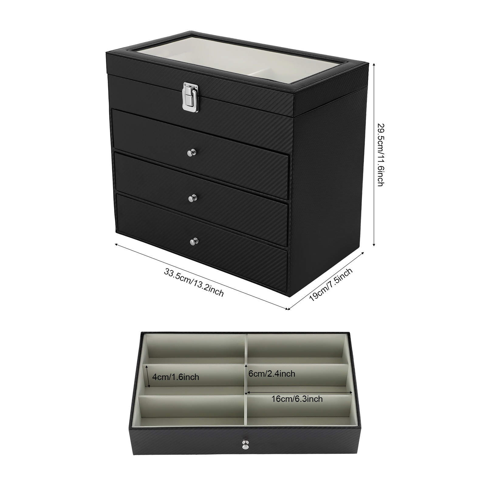 Boîte de présentation pour lun - Jewelry Box Organizer Watches avis et prix
