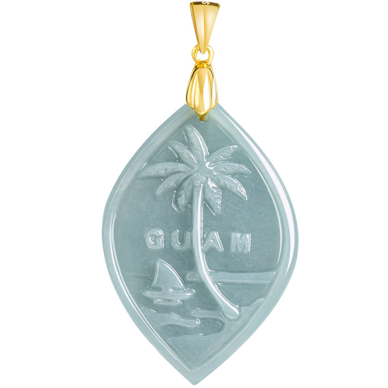 Pendentif en jadéite naturelle - Pacific Jewelry & Watches Los Angeles avis et prix