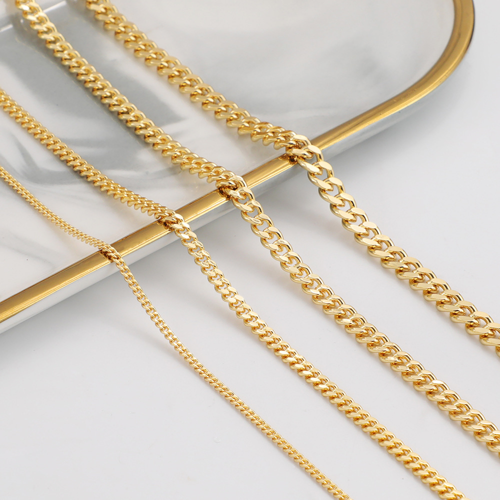 WT-BC202 Européen Hip-hop 18K  - Hip Hop Chain Necklace avis et prix