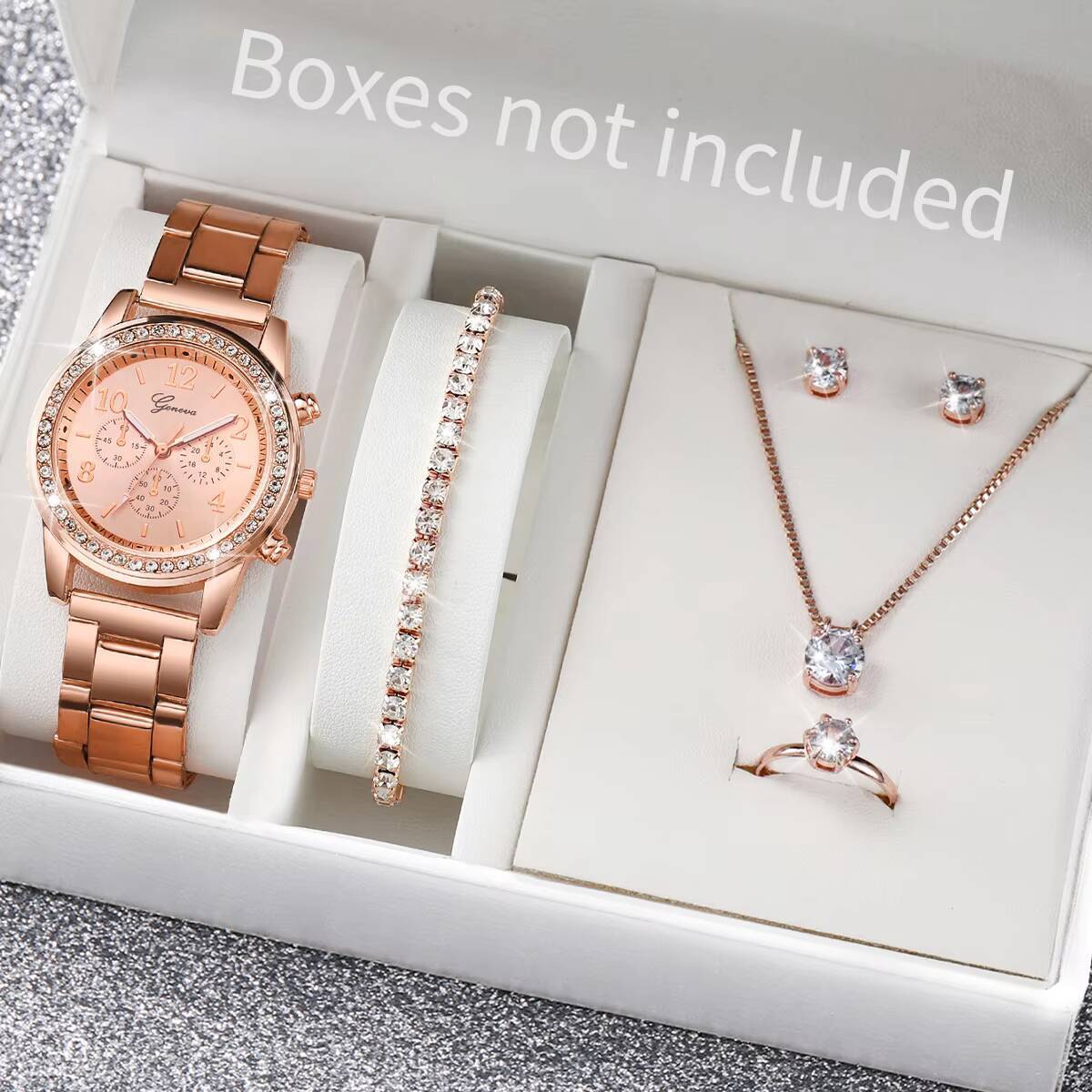Ensemble de 6 montres pour fem - Jewelry Box Organizer Watches avis et prix