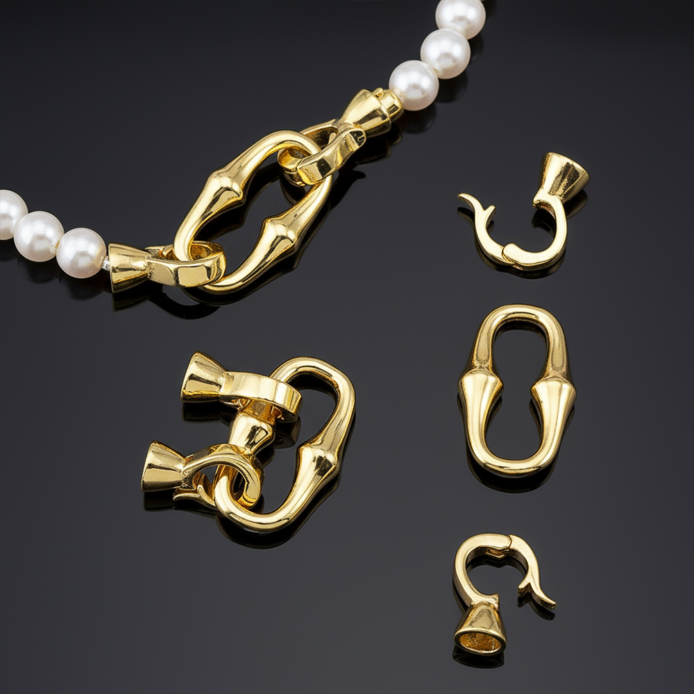 1 pièce Fermoir double tête en - Pearl Necklace avis et prix