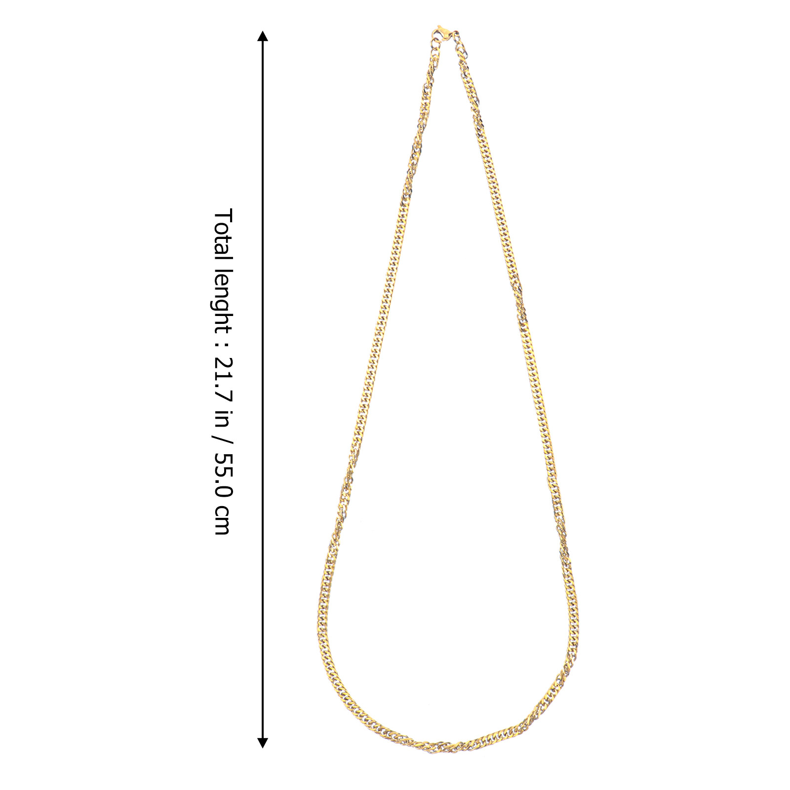 1 pièce Collier ras-de-cou en  - Hip Hop Chain Necklace avis et prix