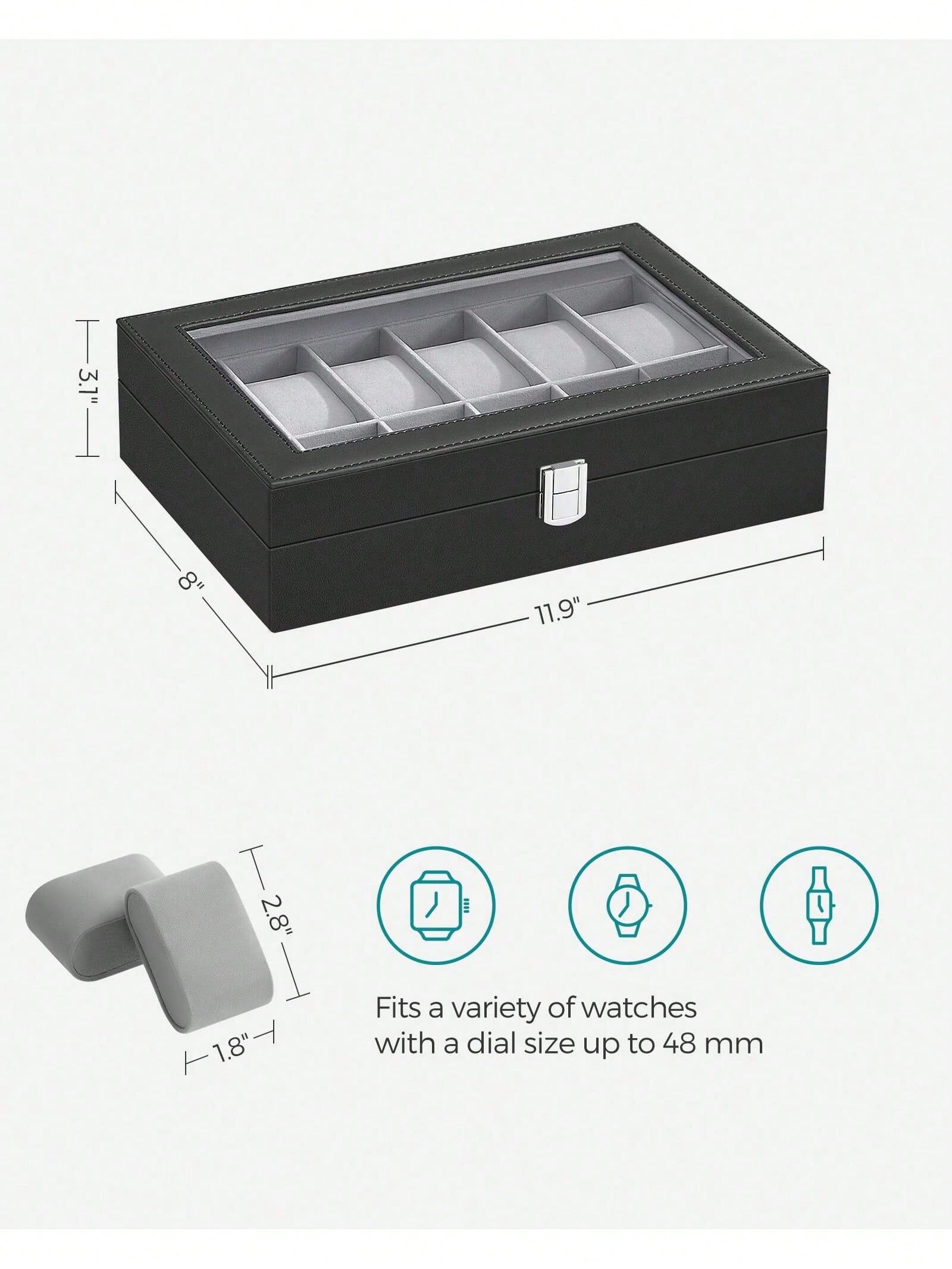 Boîte à montres verrouillable  - Jewelry Box With Watches avis et prix