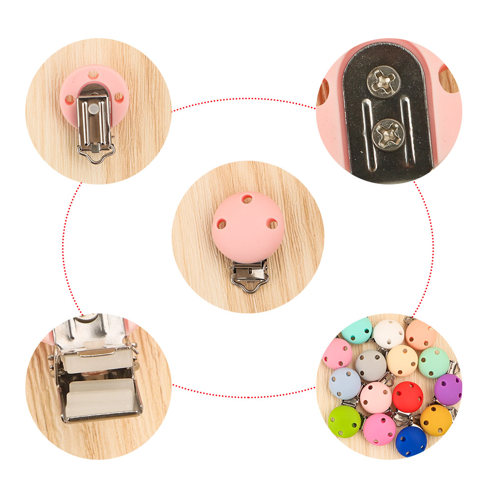 Clips en silicone de forme ron - Pacific Jewelry & Watches Los Angeles avis et prix
