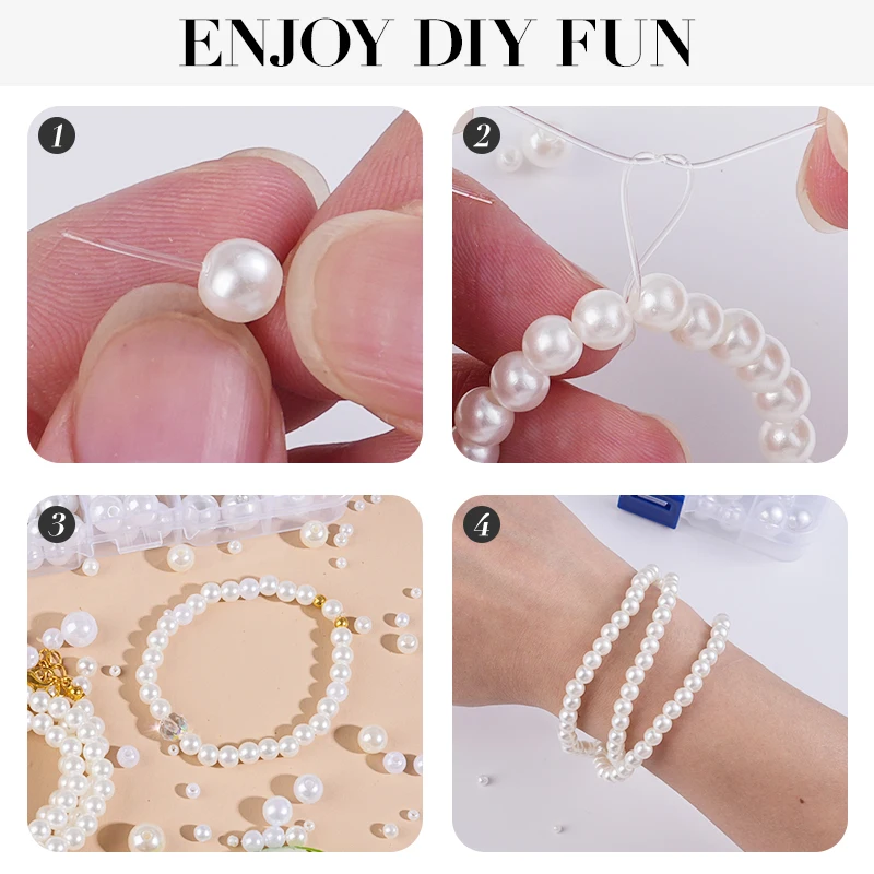 Kit de perles en résine de fau - Pearl Necklace avis et prix