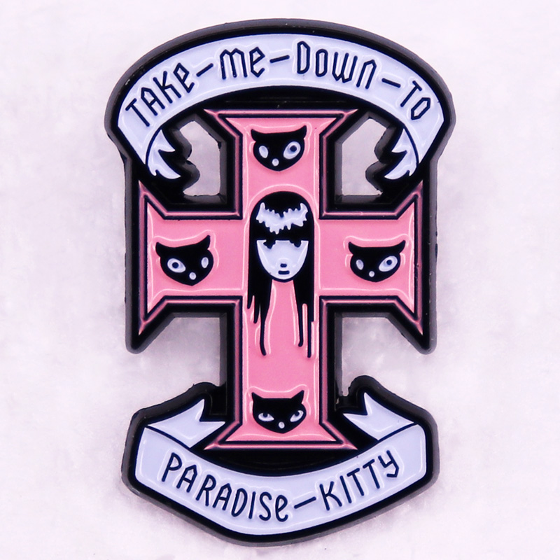 Broche en Émail avec Croix Ros - Paradise Jewelry & Watches Llc Miami Photos avis et prix