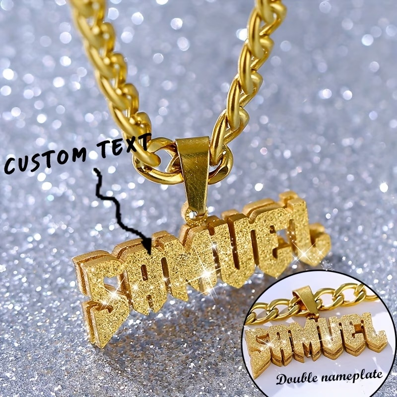 Collier à double couche avec n - Hip Hop Chain Necklace avis et prix