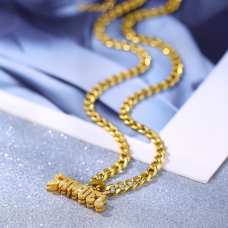 Collier à double couche avec n - Hip Hop Chain Necklace avis et prix