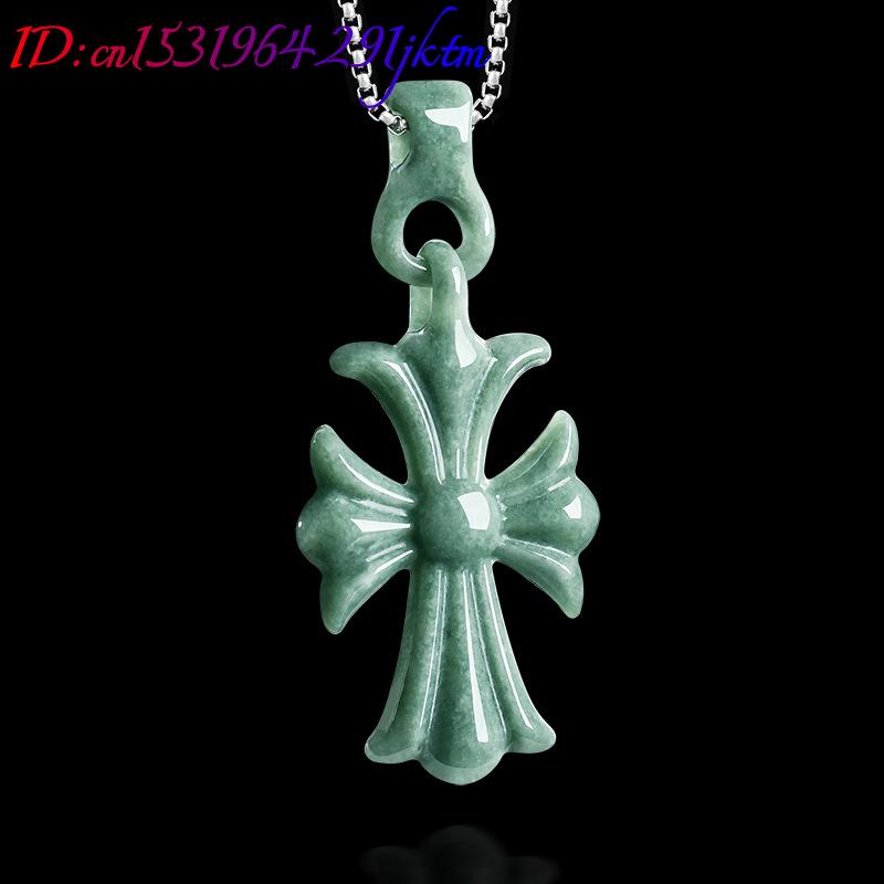 Collier pendentif croix en jad - Jewelry & Watches Vitopoulos Reviews avis et prix