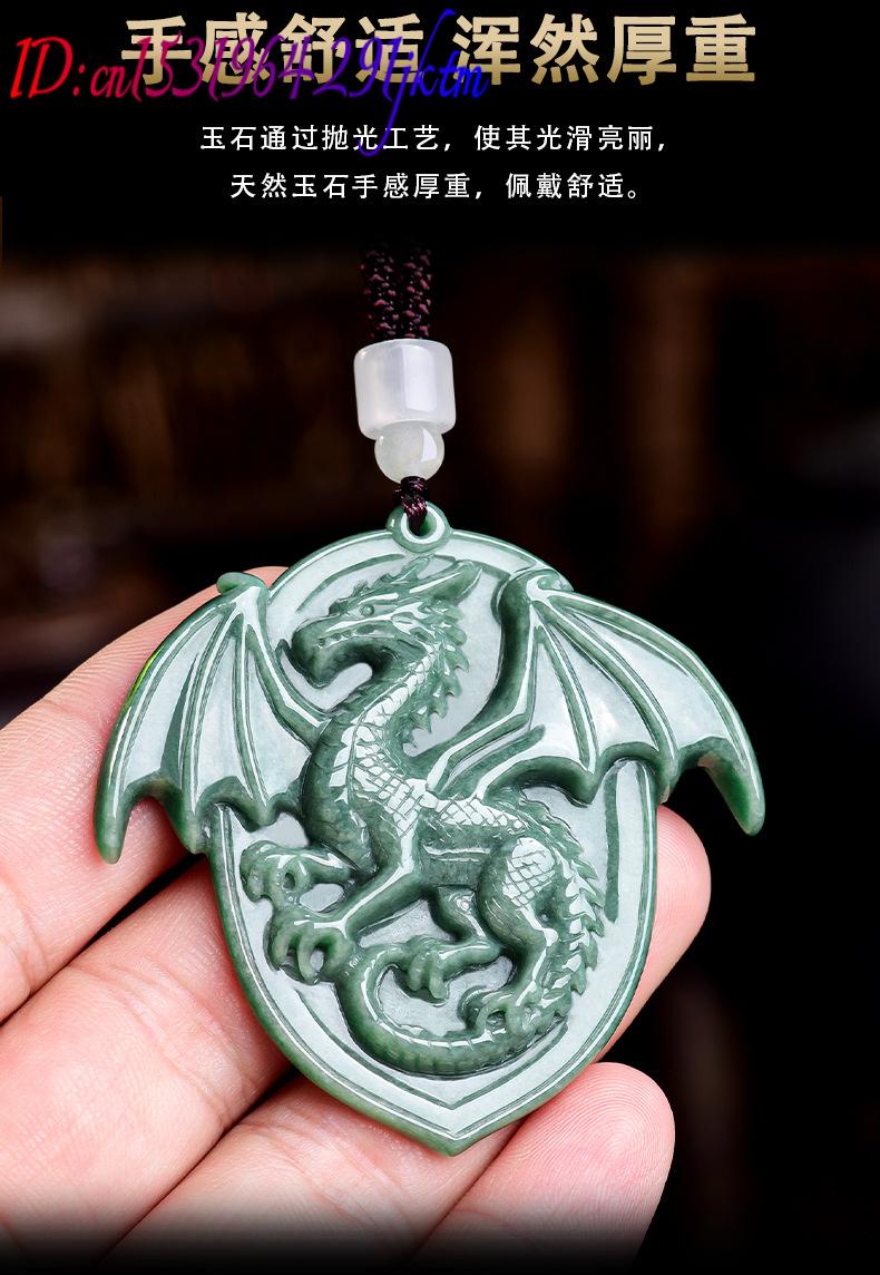 Collier pendentif Dragon en ja - Jewelry & Watches Vitopoulos Reviews avis et prix