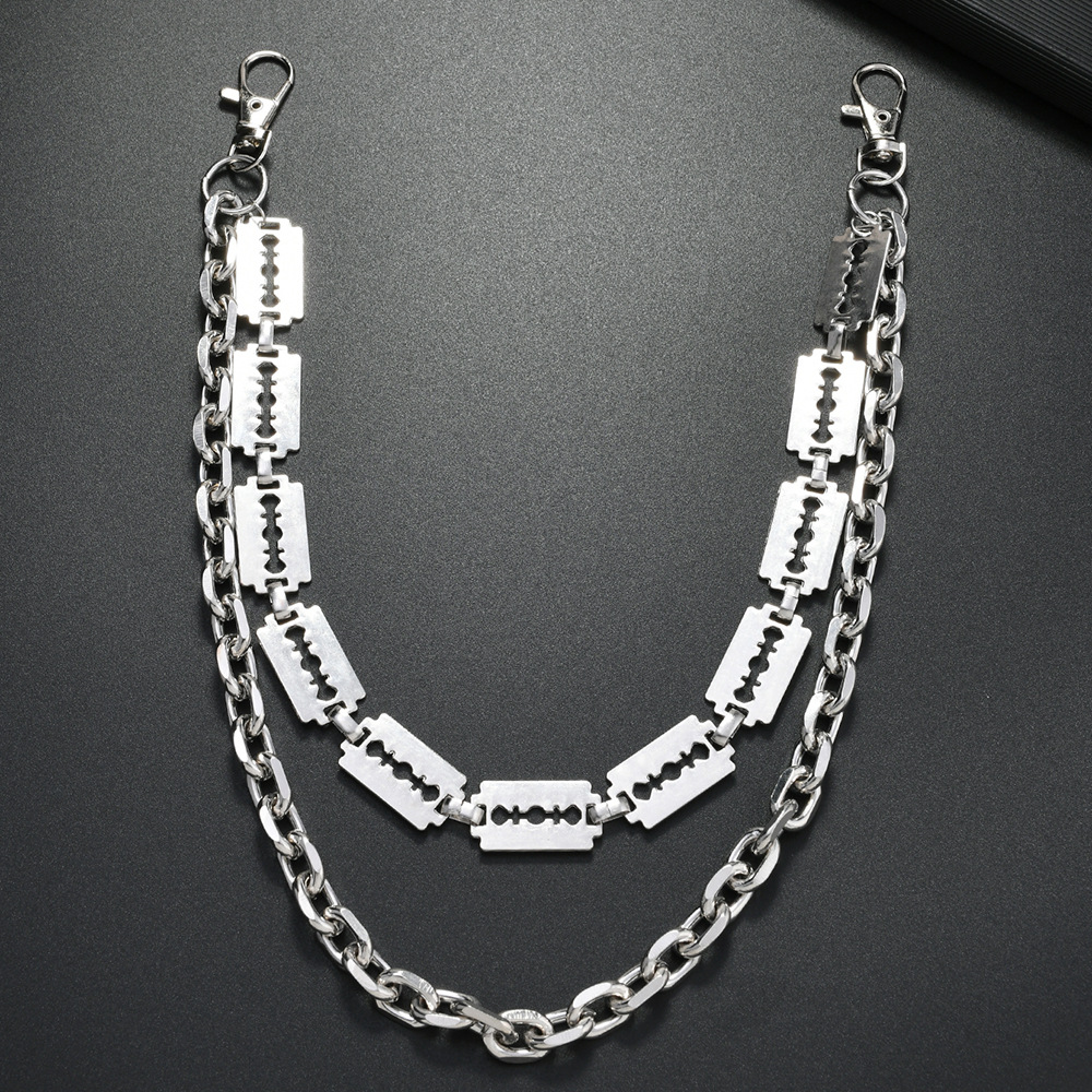 Porte-clés chaîne en métal Pun - Hip Hop Chain Necklace avis et prix