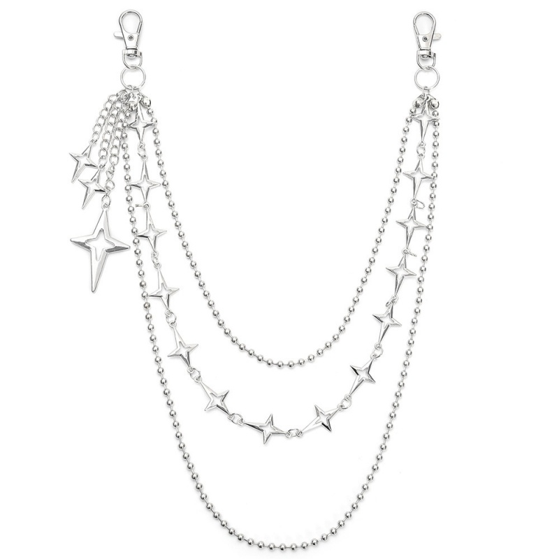 Chaîne de taille multicouche t - Hip Hop Chain Necklace avis et prix