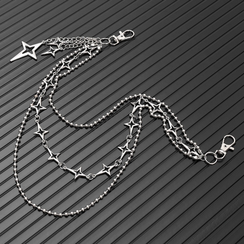 Chaîne de taille multicouche t - Hip Hop Chain Necklace avis et prix