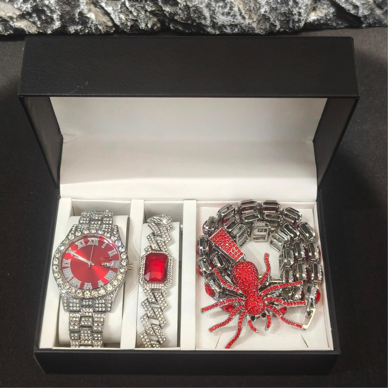 Ensemble de bijoux Hip Hop pou - Icebox Jewelry Watches avis et prix